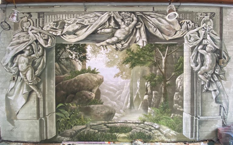 신전 트릭아트